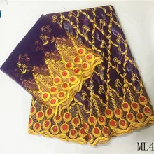 LIULANZHI Базен кружевной ткани нигерийский стиль вышивка Базен broderie ткань хлопок Базен riche с камнями 5+ 2 ярдов ML47B31