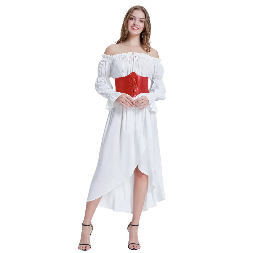 GK 19 см эластичный широкий корсет пояс талии Cincher для женщин ультра PU эластичная одежда аксессуары женские украшения пояс