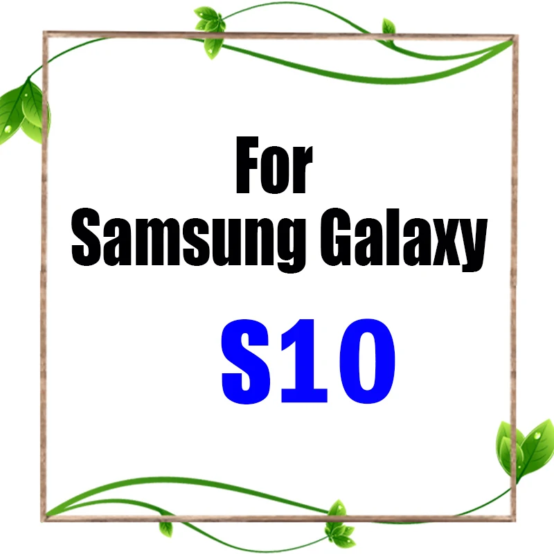 for galaxy S10 Чехол-накладка для iPhone 5, 6s, 7, 8 plus, X, XR, XS, 11 pro, max, samsung Galaxy S6, S7 edge, S8, S9, S10 plus - Цвет: for galaxy S10