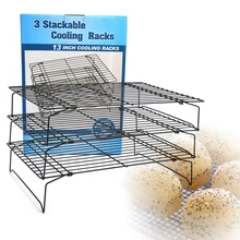 3-х уровневый стекируемые торт подставка стойка для выпечки три Слои Пособия по кулинарии выпечки лоток прочный и надежный