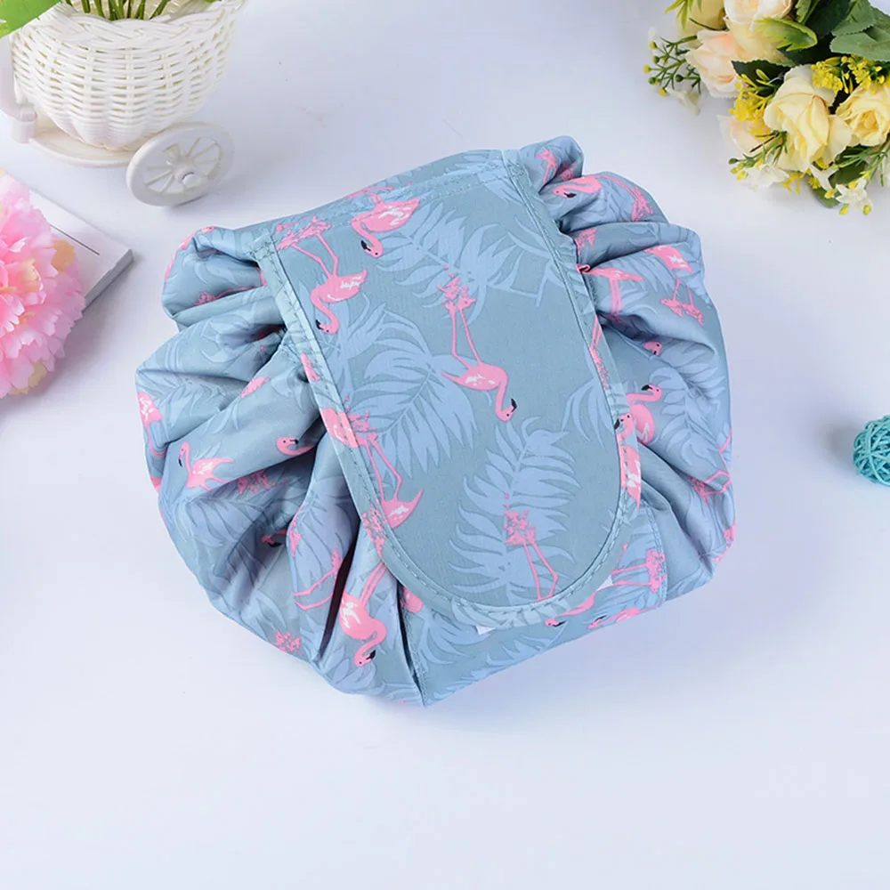 

Animal Flamingo Pillow Cosmetic Bag Professional Drawstring Makeup Case Women Travel Make Up Organizer Storage Pouch Toiletry