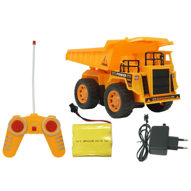 

Wireless Remote Control Four-Wheel Drive Dump Engineering Vehicle Dongfeng Truck Multi-functional CHILDREN'S Toy Car with Chargi