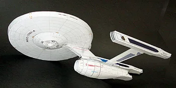 

3D Paper Model Star Trek NCC-1701-A HD Drawing Model DIY Manual Pressure Reduction Toy