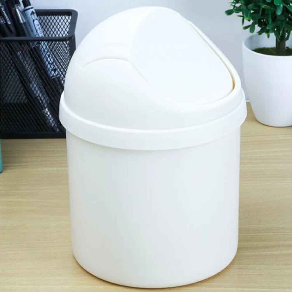 

Mini Home Office table Trash Can Small Waste Bin Desktop Garbage Basket