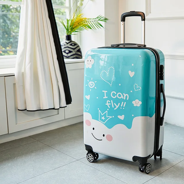 24 inch ABS+PC suitcase Travel trolley luggage 20” carry on rolling luggage Cabin trolly bag for traveling kids Luggage bag