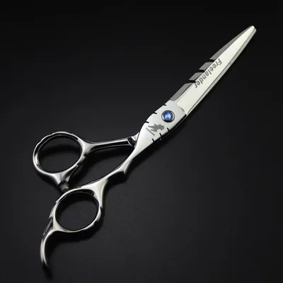 Pewter Straight 6,0 inchs SY freelander Профессиональные Парикмахерские ножницы для собак и кошек - Цвет: Pewter Straight