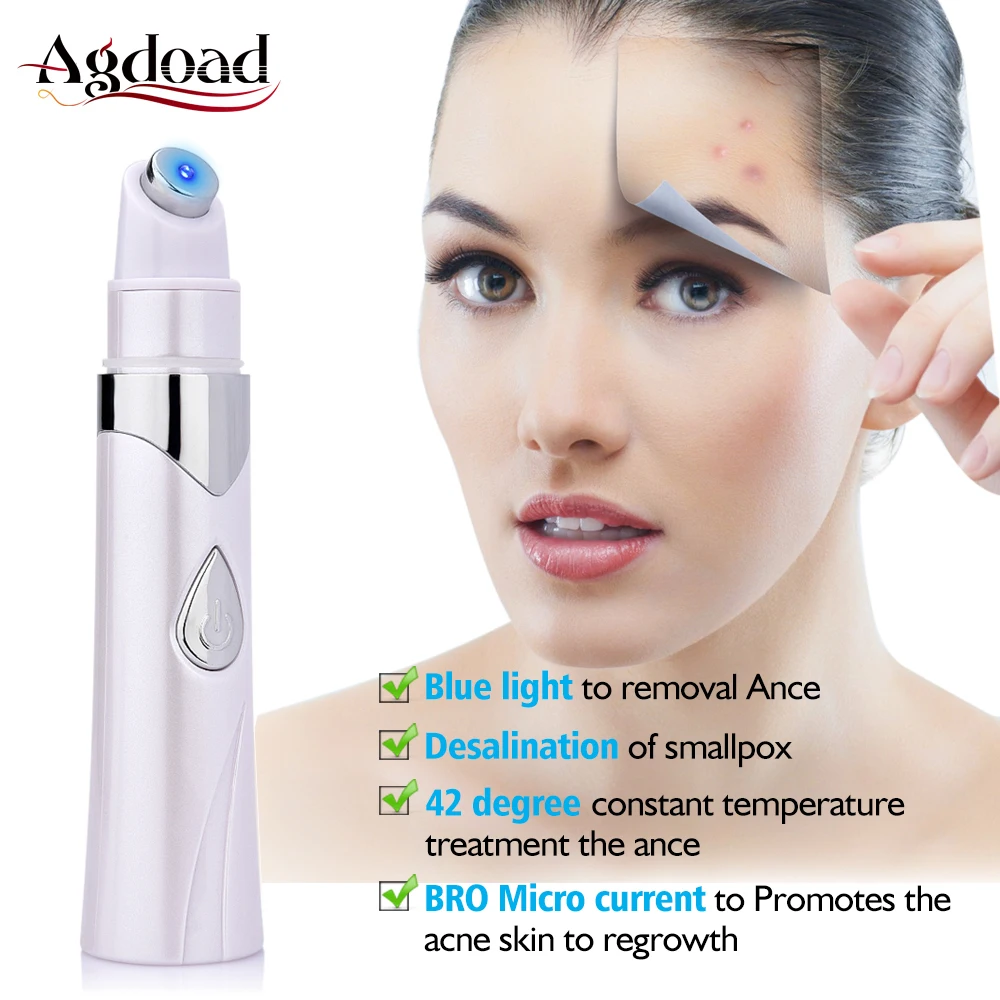 

Rechargeable Blue Light Therapy Acne Laser Pen Soft Scar Wrinkle Removal Treatment Device Facial Skin Care Tools