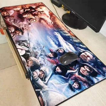

XGZ 70x30/90X40cm Large Game of Thrones Gaming Keyboard Mouse Pad Gamer Lock Edge Mousepad XXL Notebook Table Laptop Desk Mat
