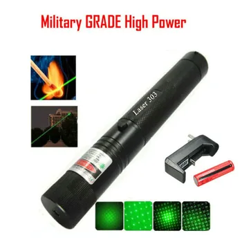 

Laser Pen High Power Fire Military Burning Green Light Visible Beam Powerful Hunting Accessories Rechargable Torch Laser Pointer