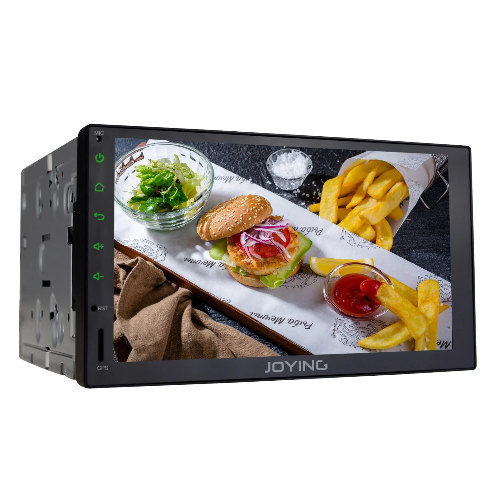 Sale JOYING 2 din stereo 7 inch Android 8.1 car radio 2GB RAM 32GB ROM built in DSP TDA7851 support mirror link&Rear/front camera BT 1