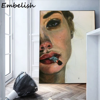 

Figure Canvas painting The most beautiful girl in bukowski wall pictures for sitting Room posters and prints Wall Art posters