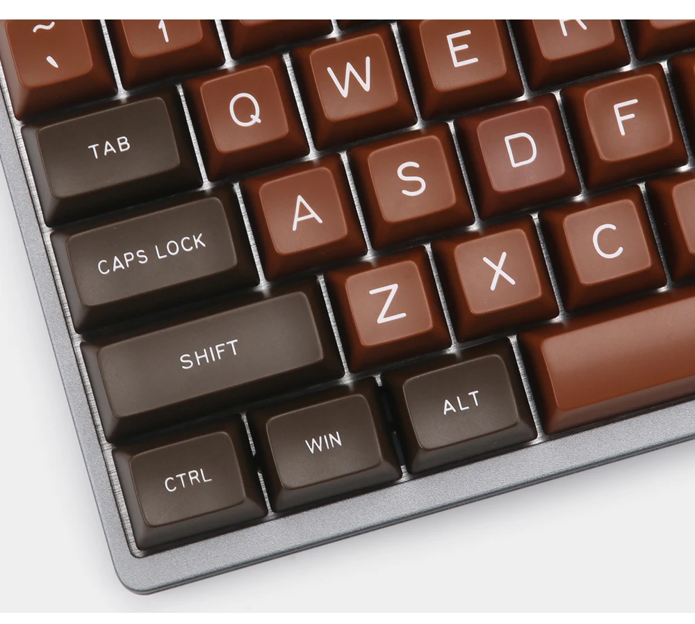 MAXKEY chocolate SA keycaps ABS Double shot 134 клавиш для механической клавиатуры mx