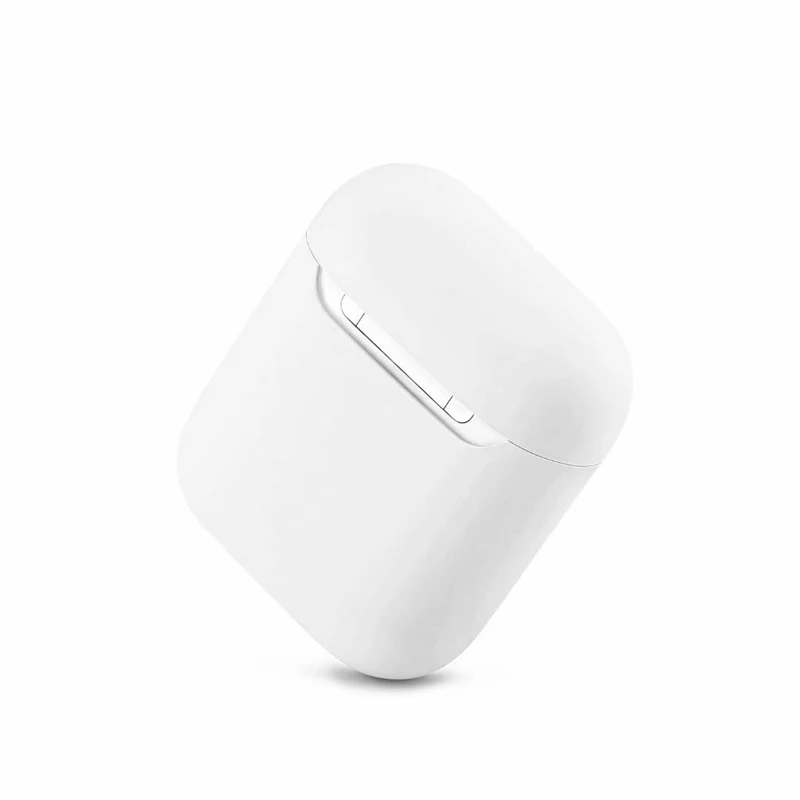 Ультратонкий ноутбук Цвет Мягкая силиконовая гарнитура чехол для AirPods 1/2 зарядка наушников с откидной крышкой - Цвет: 12