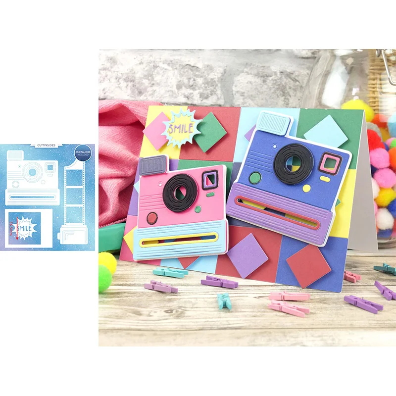 

Camera Metal Cutting Dies for Scrapbooking and Card Making New 2019 die cuts