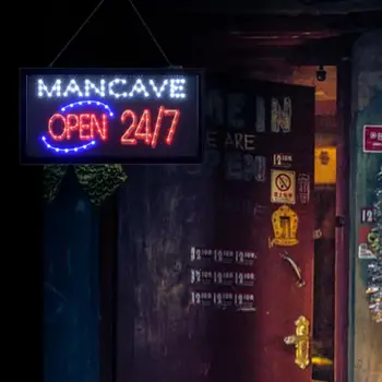 

AC 110-240V LED Sign Display Light High Bright Sign Board Pub Club Window Display Lamp For Shop Fronts Business News Display