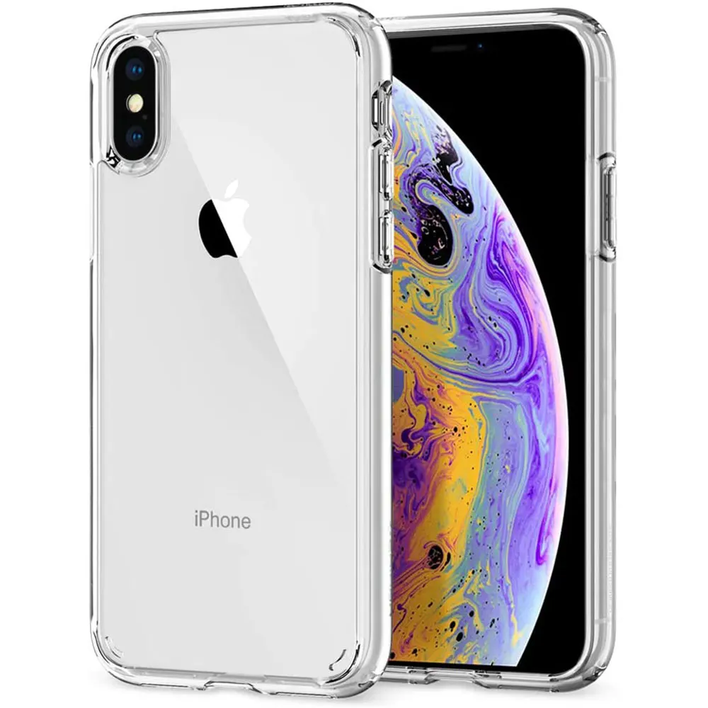 Mejor vendedor  Funda rígida transparente para Apple iPhone 11 Pro Max 12 Mini X XS XR SE 2020 7 8 Plus, carcasa trasera híbrida, accesorios originales de marca de lujo dV5DNxo7b