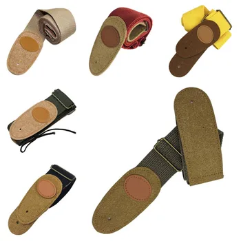 

Shoulder Soft Buckles Cotton Linen Adjustable Guitar Ukulele Strap Anti Pull Retro Portable Durable Guitar Belts Guitar Parts