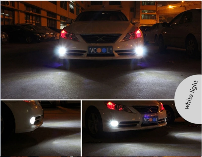 Стайлинга автомобилей 1 шт 7,5 W H11 h8 h4 p13w 880 881 h1 h3 hb3 hb4 светодиодный разъем яркий супер белый Противотуманные фары Дневные Фары Светильник лампа авто парковочная Светильник лампы дневные ходовые огни
