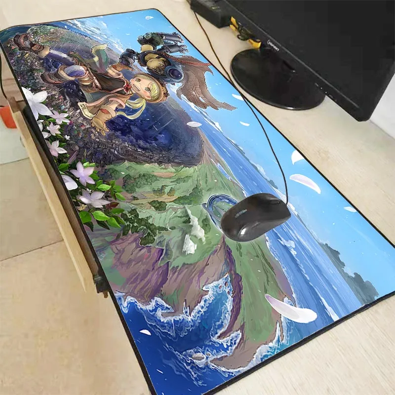 

Mairuige Made In Abyss Anime Gamer Speed Mice Retail Rubber Mousepad Large Gaming Mouse Pad Lock Edge Mouse Mat Keyboard Pad