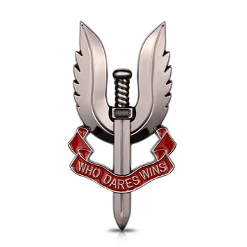 

Car Metal Sticker Call of Duty SAS British Special Air Service Mission Emblem Logo Badge Car Side Fender Trunk Decal Applique