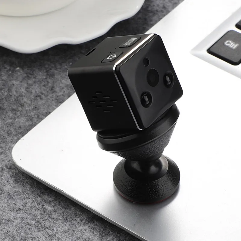 1080P HD WiFi мини-камера для домашней безопасности, ИК камера ночного видения, беспроводная камера наблюдения, мини-видеокамера с датчиком движения - Цвет: Черный