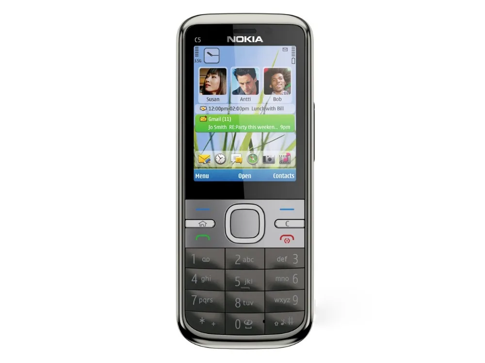 Refurbished Unlocked Cell phone Nokia C5 C5-00  3G Phone GSM/WCDMA (phone +battery+charger) 3.2MP/5.0MP Camera refurbished iphone