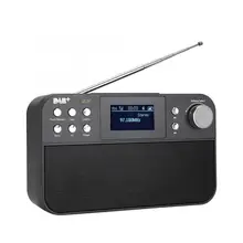 Портативный DAB+/FM RDS диапазон радио 87,5-108 МГц Глобальный FM диапазон мини радио приемник перезаряжаемый часы радио с TFT дисплеем
