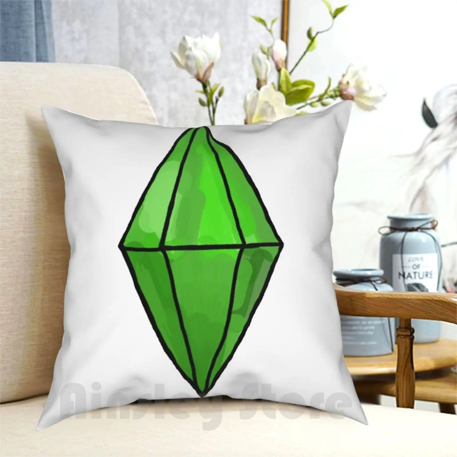 Federa Per Cuscino Plumbob Gigante Stampata Per La Casa Morbida Fodera Per Cuscino Fai Da Te Sims The Sims Sims 2 Sims 3 Sims 4 Ea Plumbob Sim Giochi 