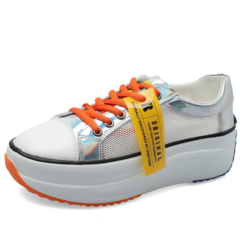fashion women platform casual shoes mixed colors designer ladies breathable sneakers summer chunky female mesh flats for woman (14)