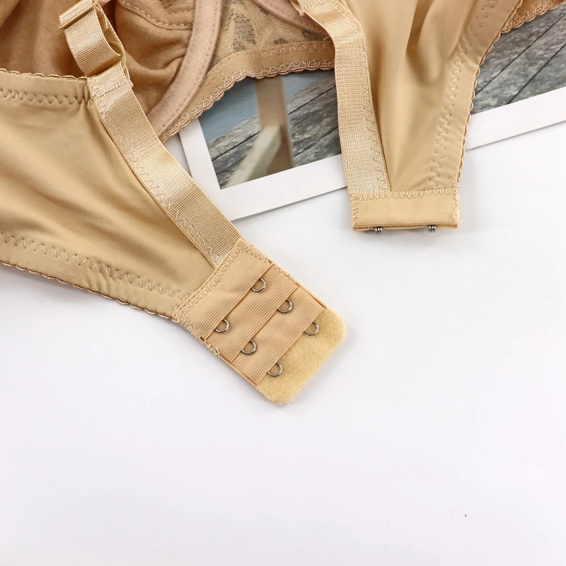 Beauwear сексуальный бюстгальтер без косточек размера плюс для женщин нижнее белье D DD E чашка Adusted ремень ультра тонкая чашка без подкладки пуш-ап Bh 34-44