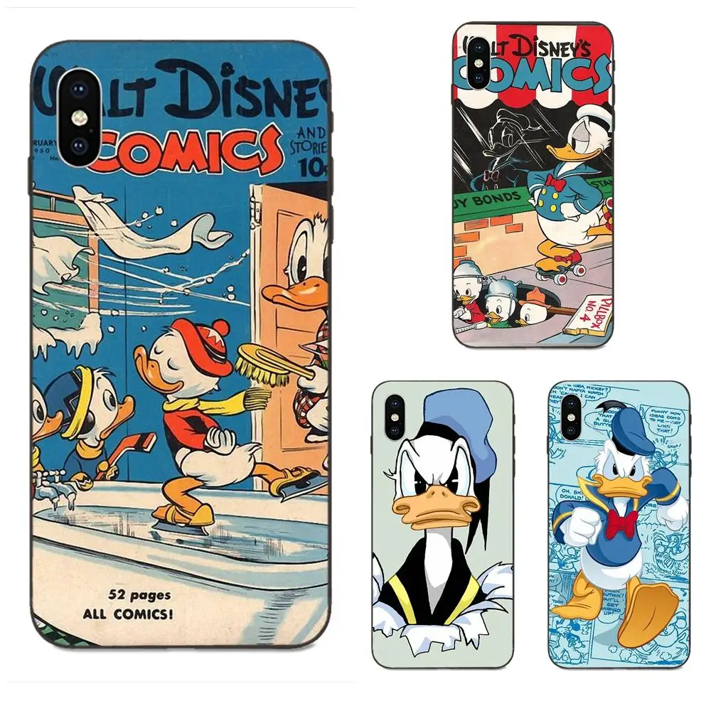 

Soft TPU Cute Case For Huawei Honor 5A 6A 6C 7A 7C 7X 8 8A 8C 8X 9 9X 10 10i 20 Lite Pro Fashion Donald Daisy Duck