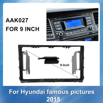 

Car Refitting Installastion Dashboard Surround Trim Frame For Hyundai Mistra 2015 9 inch Car Audio Frame GPS Nav Fascia Panel