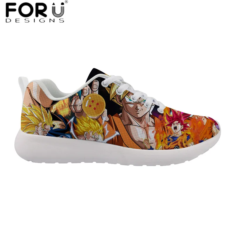 HMA658Z42 FORUDESIGNS/повседневная мужская обувь; Лидер продаж; аниме Dragon Ball Z; Супер Кроссовки для мальчиков-подростков; классические дышащие туфли на плоской подошве со шнуровкой; Zapatos - Цвет: HMA658Z42