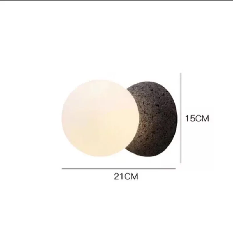 Скандинавское искусство Внутреннее освещение Настенный светильник G4 светодиодный постмодерн простой современный цементный настенный светильник для гостиной прикроватный светильник для спальни