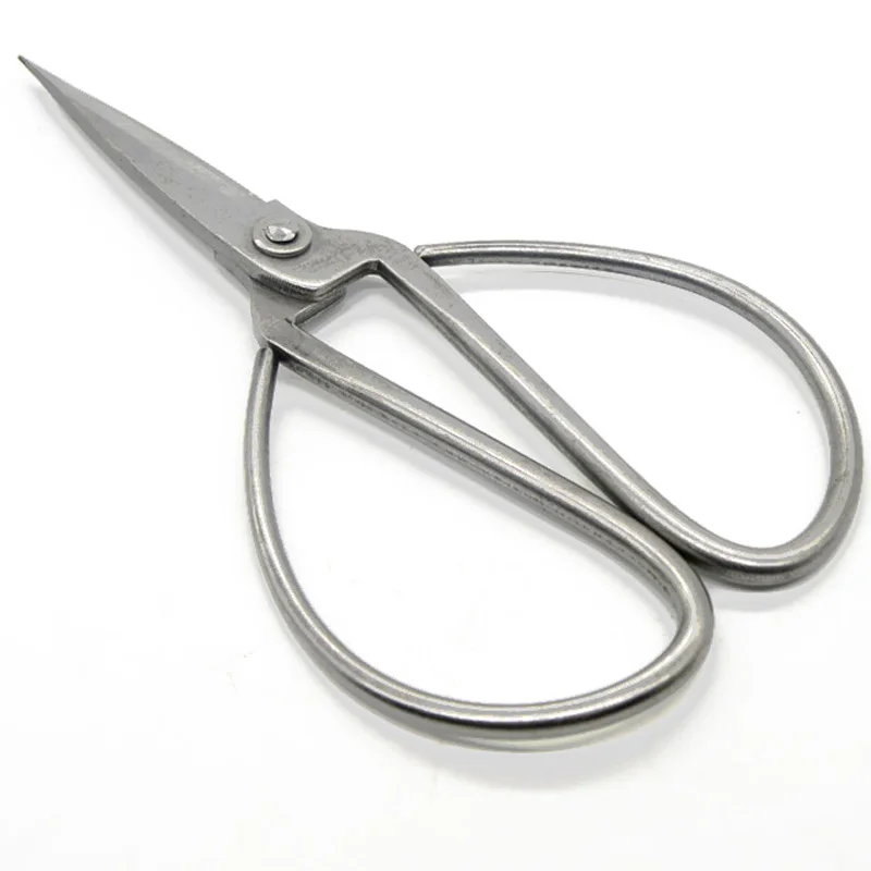 Chrome Plated Forged Carbon Steel Overall Length 192mm Traditional Bonsai Household Scissors Wangwuquan Silver Rivet NEW 3