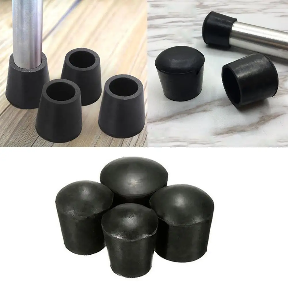 

2pcs Black thickened table and chair foot set dining Protector 22mm/35mm/38mm/50mm Feet Furniture table Pads Covers Table c G4G1
