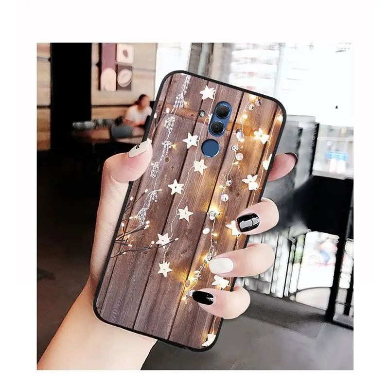 A15 MaiYaCa Пейзаж Зима светильник снег чехол для телефона для huawei Коврики 10 20 Lite 20X Коврики 20 10 Pro Коврики 9 Nova3 3i - Цвет: A15
