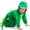 Disfraz de dinosaurio Kugurumi para niños, traje verde y negro para guardería, fiesta escolar, juego de estudiante, mono de rol ► Foto 3/6