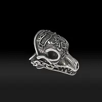 1pcs MORIOR INVICTUS Ring Men's Rings Oxidized Faith Jewelry 2