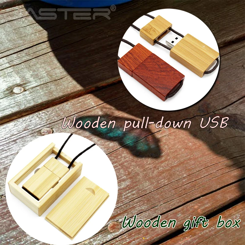 Usb флеш накопитель JASTER в деревянной коробке 4 64 Гб|pen drive memory stick|pendrive 8gbwood pendrive |