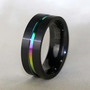 

personality ring video Ring men's ring version open finger ring tide word mantra index finger ring