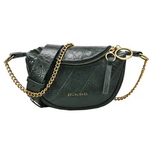 Дамская новая стильная Повседневная сумка на плечо с застежкой-молнией текстура pu кожаная сумка на одно плечо Наклонная Сумка