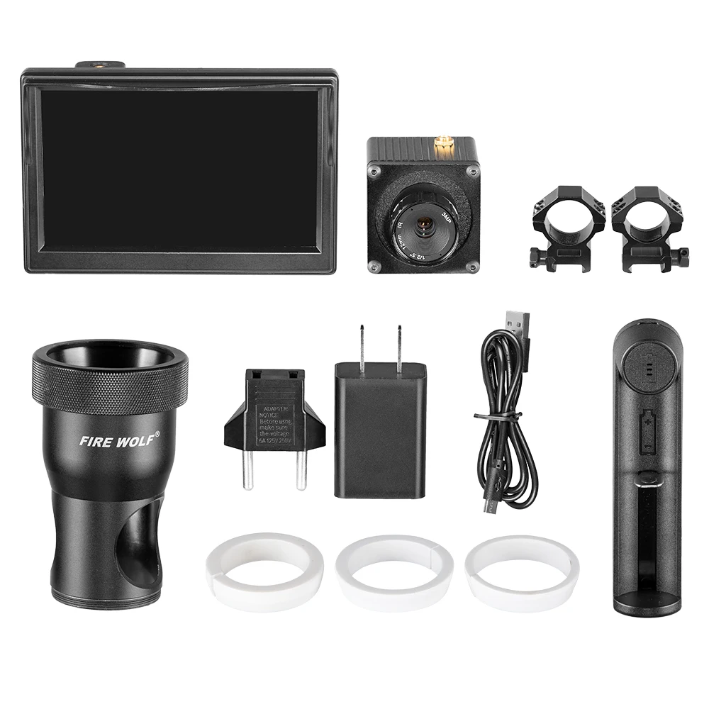 Night vision H 850nm прицел ночного видения Снайпер Открытый охотничий оптический прицел тактический прицел Инфракрасный фонарик 5 дюймов ЖК-камеры H - Цвет: Night vision H