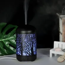 100ml Capacity Air Humidifier Home Office Aroma Essential Oil Diffuser 7 Colors Transform LED Night Light Humidifier