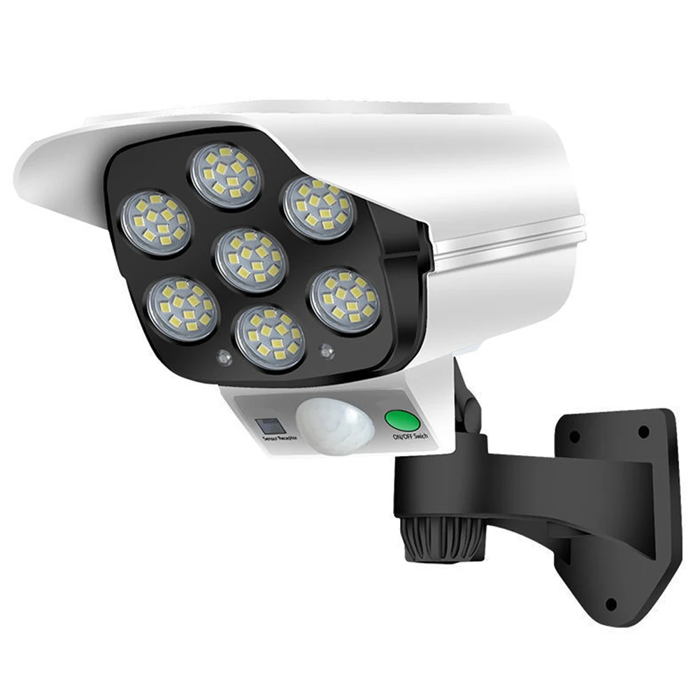Solar ao ar Lâmpada de Parede à Prova Spotlight para Jardim Livre Monitor Analógico Indução Humana 3 Modo 77led Dwaterproof Água Powerfull Caminho Luz Pir 10 Computers & Electronics
