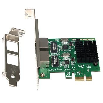 

High Speed Dual Port PCI-E X1 Interface Gigabit LAN Server NIC Convergence Soft Routing 1000Mbps Ethernet