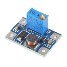 

SX1308 DC-DC 2-24V to 2-28V Step Up Adjustable Power Module Step Up Boost Converter Large Current 2A