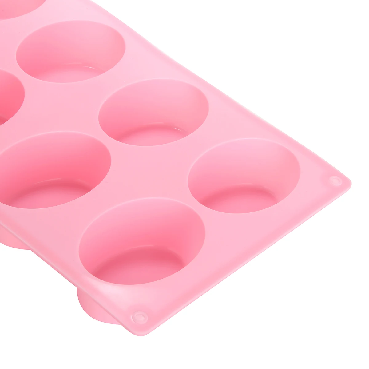 Высококачественная овальная форма для мыла 8 ячеек многоразовая Силиконовая
