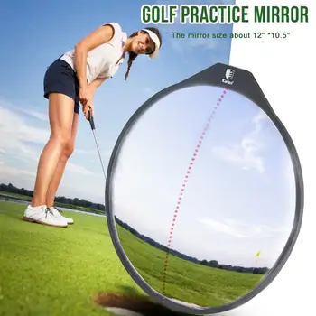 

Golf Putting Practice Mirror 360 Golf Swing Practice Mirror For Portable Training Aids Golfing Swing Game Target Accessories