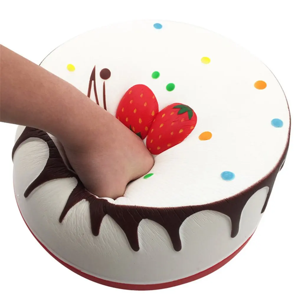 Медленный отскок супер-Большой мусс торт и печенье имитационная модель высвобождение давления Игрушка Рождество и подарок на день рождения для детей